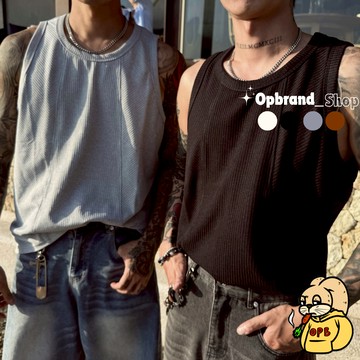 【OPB】紋理超涼感背心 抗皺 速乾 寬版透氣 輕量不貼身 夏日必備 頂男 美式男必備