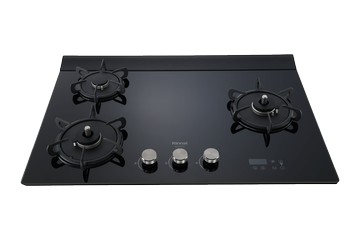 林內緻溫三口檯面爐黑玻天然/液化 RB-A3760G