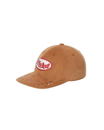 MARDI MERCREDI 復古休閒棒球帽 駝色 LOGO 作舊 可調式 CORDUROY CAP MARDI VINTAGE LOGO