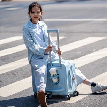 兒童可坐騎行李箱女孩小型輕便20寸登機小學生拉桿箱旅行密碼皮箱