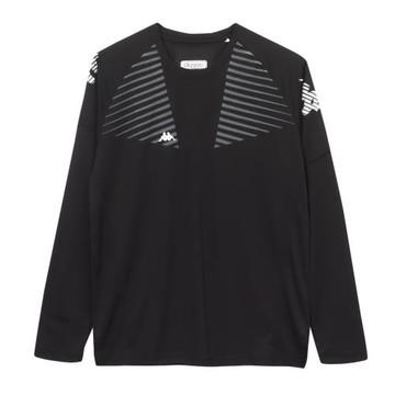 KAPPA義大利 吸濕排汗中性圓領衫黑 351R2WW005 台灣製