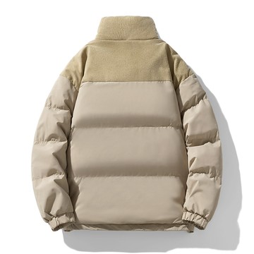 【HOT 本舖】男装棉衣冬季爆款立領棉服男加厚加絨羽絨棉外套女情侶款拼色麵包服7色P50