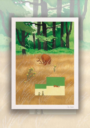 藝術微噴複製圖 | 【尋鹿】