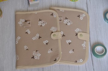 奶茶白花手冊套