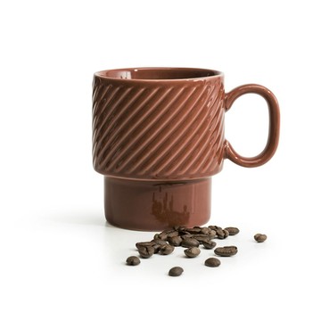 Sagaform｜Coffee & More 咖啡杯250ml-陶磚紅