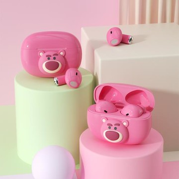 億覓無線藍牙耳機迪士尼草莓熊高音質運動低延遲2025新款超長待機