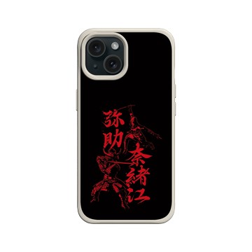 iPhone 15 SolidX 貝殼灰 - Assassin's Creed - Assassin's Creed® Shadows - Naoe and Yasuke kanjis