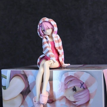 新品優惠！！！從零開始異世界生活 壓杯面 蕾姆 手辦模型機箱汽車擺件禮物