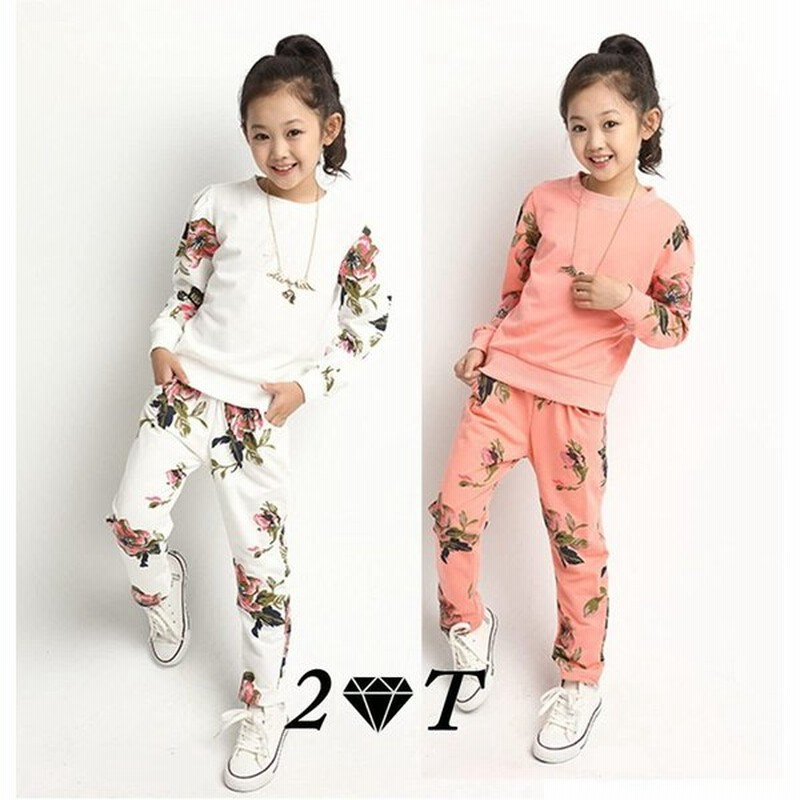 ジャージ 女の子 花柄 スウェット 子供服 上下 セット セットアップ 女児 キッズ ダンス レディース 通販 Lineポイント最大0 5 Get Lineショッピング