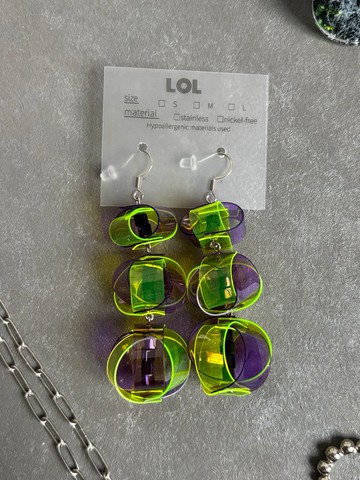 PVC Design F15 耳夾/耳飾