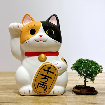 【三毛招福】日本谷中堂招財貓 | 小判 三毛