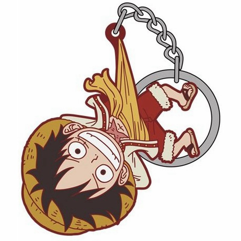 ネコポス ゆうパケット対応 コスパ ワンピース ルフィつままれキーホルダー ホールケーキアイランド編ver 通販 Lineポイント最大0 5 Get Lineショッピング