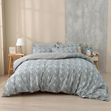 雙人兩用被套床包組/ 100%精梳純棉 / 純棉 / 萊安 [鴻宇] 台灣製 - C20156