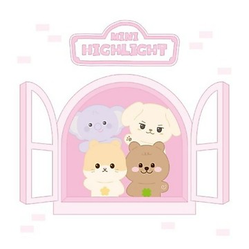 韓果子🍎 [預購] HIGHLIGHT CHARACTER DOLL KEYRING 附小卡 韓國代購 韓國直送