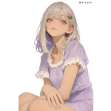 【8 月新作】07-139-0265 人物貼紙 簡約夏日女孩