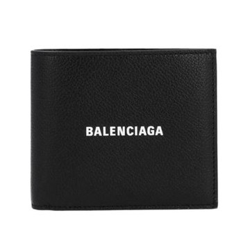 Balenciaga 巴黎世家 Cash Square 皮革 卡夾 皮夾 短夾 黑色 5945491IZI31090