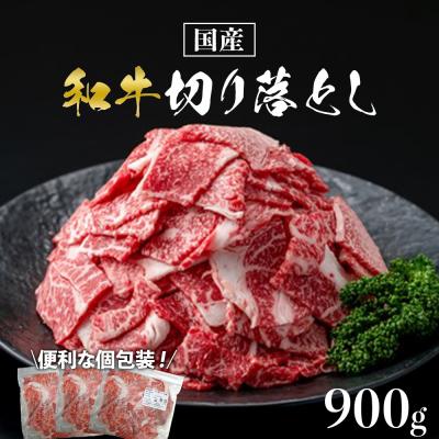 ふるさと納税 大崎町 国産和牛切り落とし900g