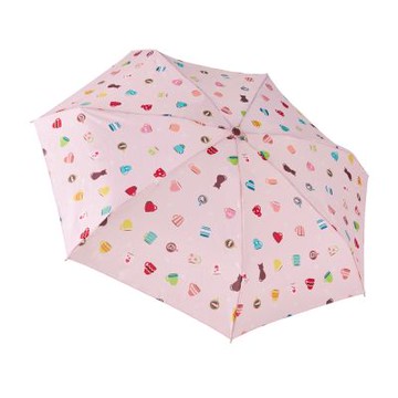 RAINSTORY粉漾午茶抗UV手開迷你口袋傘