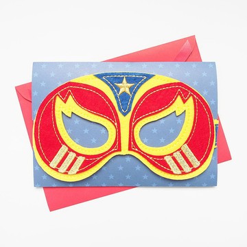 超級英雄眼罩【Hallmark-Signature經典手工卡系列 生日祝福】
