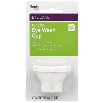Flents, 眼部護理，塑膠洗眼杯，1 個