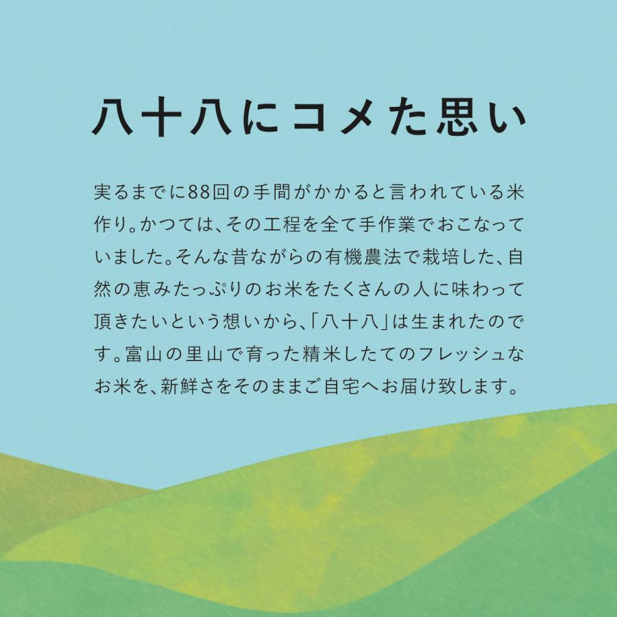 新米 米 無農薬 2kg 2キロ コシヒカリ 有機 富山 真空パック 長期保存 チャック付き 送料無料