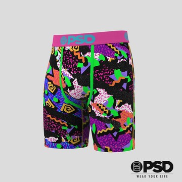 【PSD Underwear 官方旗艦店】 RECREATION- 平口四角褲-重返90年代-粉色