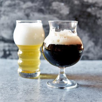 進口英式復古精釀啤酒杯創意大號果汁杯玻璃杯水杯小麥品脫杯家用