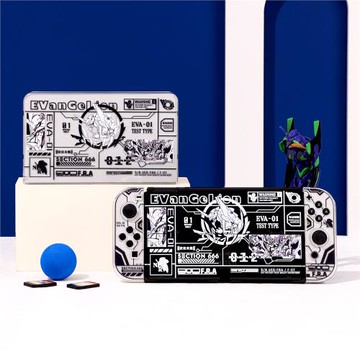 任天堂switcholed保護殼 透黑硬殼 NS保護套底座殼新世紀福音戰士