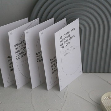 萬用卡 福音卡片 祝福卡 白底款 含信封