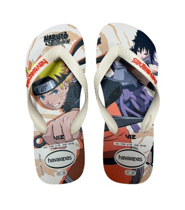 havaianas 哈瓦士 巴西人字拖 男款 Top Naruto 鳴人與佐助 火影忍者 拖鞋 夾腳拖【南風百貨】