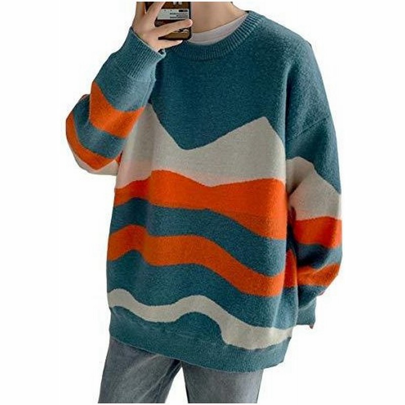 Yitongメンズ セーター ニット セーター 暖かい セーター ニット カットソー 長袖 シンプル トップス 秋 冬 春 メ 通販 Lineポイント最大0 5 Get Lineショッピング