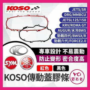 YO買百貨 KOSO 傳動蓋膠條 JET SL 158 DRG 二代 MMBCU 勁戰六代 FORCE2.0 KRV