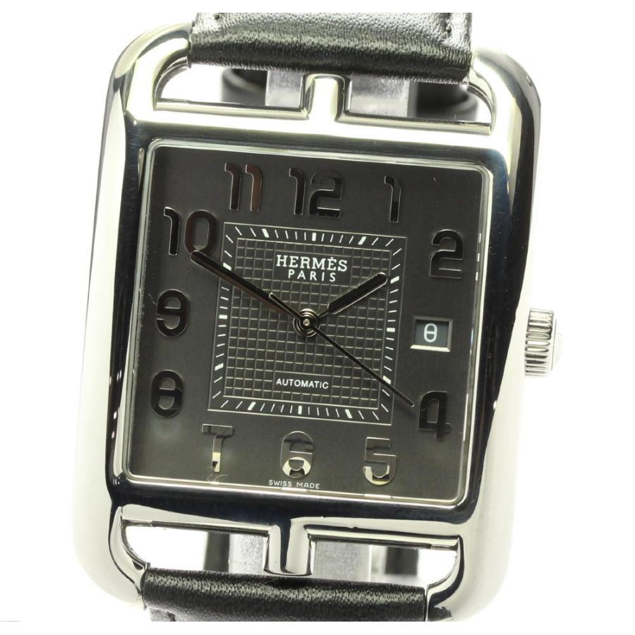 エルメス HERMES ケープコッド  メカニカル CD6.710 SS/革ベルト(□Q刻印) 自動巻き メンズ 腕時計