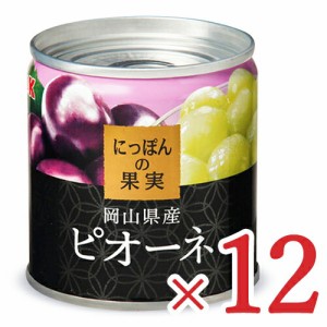 にっぽんの果実 岡山県産 ピオーネ 190g × 12缶 ケース販売 ぶどう