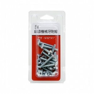 325傘頭機械牙附帽5/32x1"