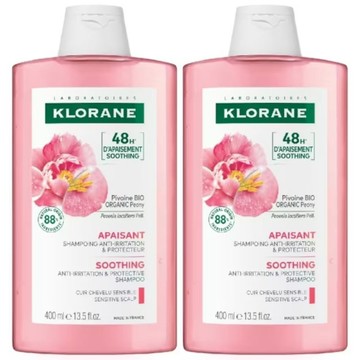 Klorane蔻蘿蘭 速效舒敏洗髮精400ml 兩入組【德芳保健藥妝】