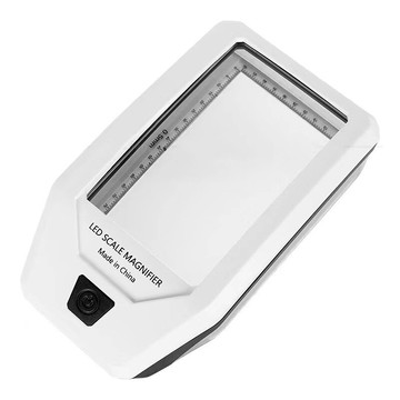 新款臺式鎮紙放大鏡3倍帶燈文鎮鏡圓筒K9玻璃手持擴大鏡閱讀閱讀兒童科學 桌面便攜206080