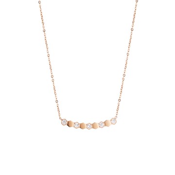 高級感項鏈女簡約網紅輕奢鎖骨鏈時尚百搭頸鏈閨蜜首飾品禮物