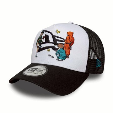 NEW ERA 男女 9FORTY AF 卡車帽 SQUID GAME 魷魚遊戲 白/黑 NE60766450