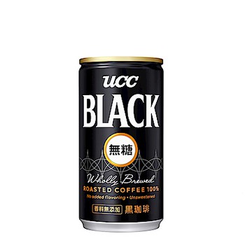 UCC BLACK無糖咖啡 (185g)