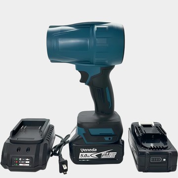 鋰電無刷暴力風扇 通用牧田18v插腳 5.0ah 雙電池/大功率渦輪吹水機 /鋰電暴風機