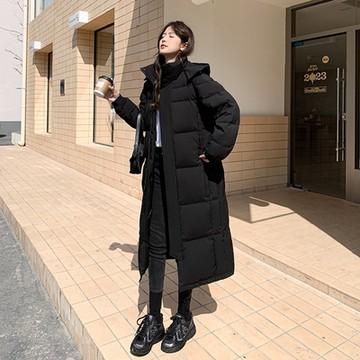 [米蘭精品] 真羽絨90%鴨絨羽絨外套羽絨衣夾克-冬裝寬鬆加厚保暖女外套4色74ip13