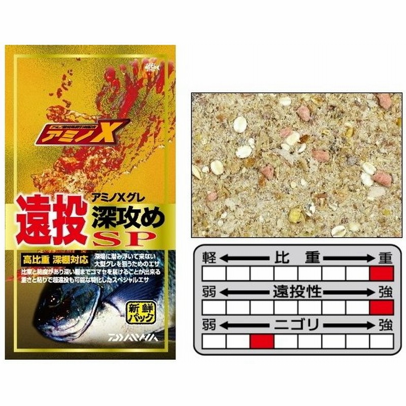 ダイワ アミノxグレ遠投sp 深攻め 1箱 12袋入り D01 同梱不可商品 割引セール商品 通販 Lineポイント最大0 5 Get Lineショッピング