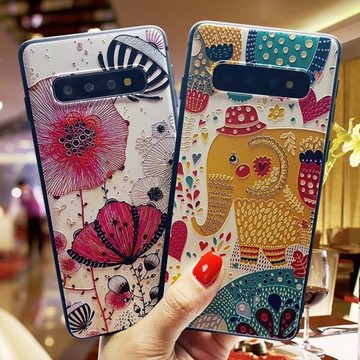 適用于三星S25/S24ultra/S23ultra浮雕S22ultra/S21fe/s20手機殼A71巴士note20plus鹿A55/A54/A53鐵塔A1