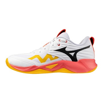 Mizuno 美津濃 WAVE MOMENTUM PRO 排球鞋 V1GA254001  26.5cm  白紅珊瑚