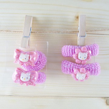 【震撼精品百貨】Hello Kitty 凱蒂貓~髮束 紫粉花/紫粉蝴蝶【共2款】