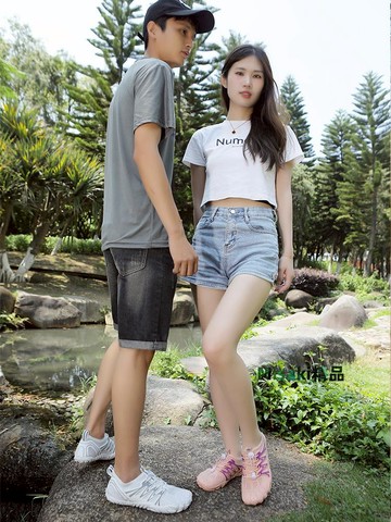 厚底溯溪鞋男女戶外涉水鞋速干防滑徒步釣魚登山鞋情侶趕海沙灘鞋-Misaki精品