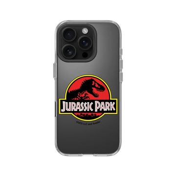 iPhone 16 Pro Clear Case（相機按鈕） 透明 - Jurassic Park/ Jurassic World - 侏羅紀公園logo