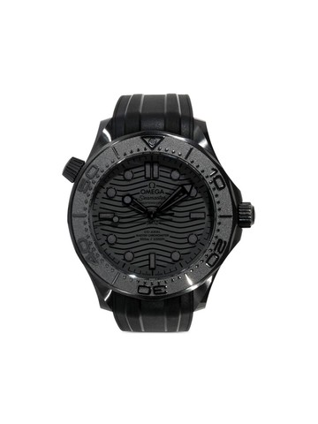 OMEGA - pre-owned Seamaster 43.5mm - men - ceramic/Sapphire Crystal - One Size - Black