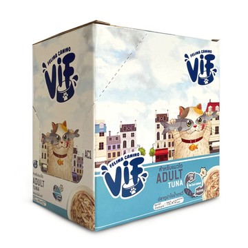 ViF 台灣公司貨 肉絲濃湯好鮮貓餐包 12包  900g  C1 鮪魚濃湯  1盒